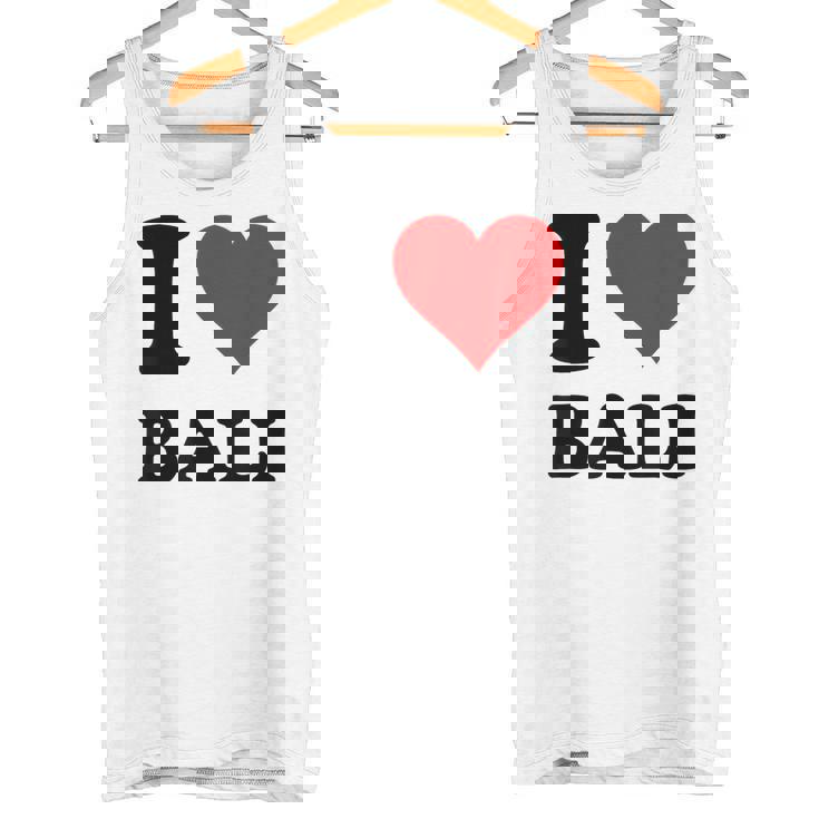 I Love Bali タンクトップ