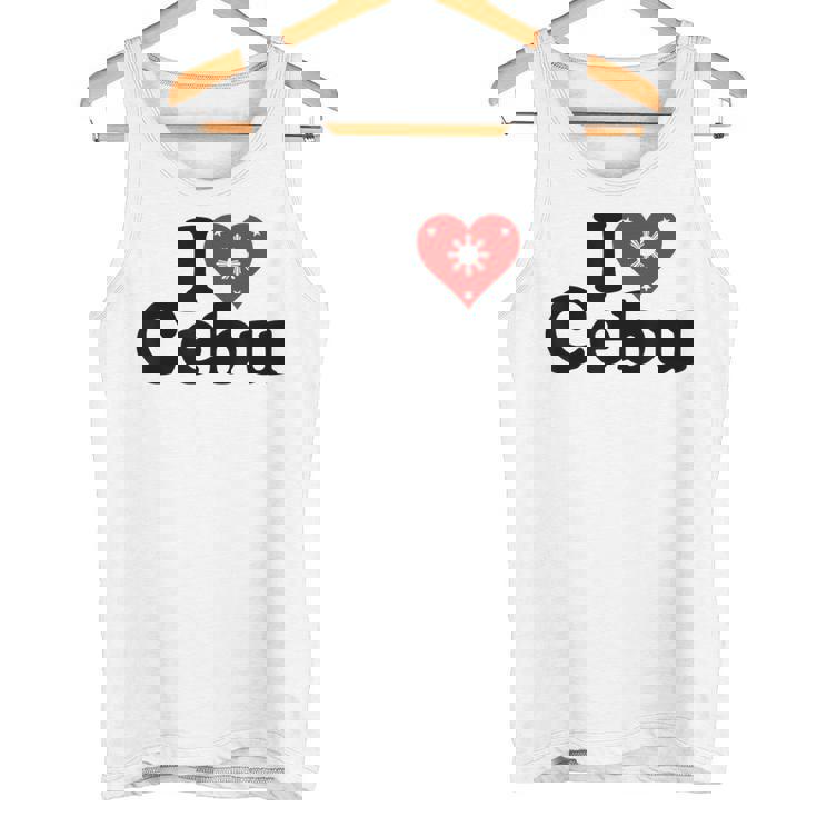 I Love Heart Cebu フィリピン諸島 タンクトップ