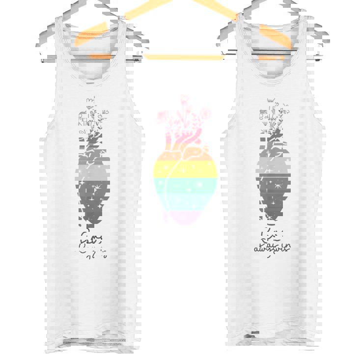 Love Wins Always Lgbt Lgbtq レインボープライド月間サポート タンクトップ