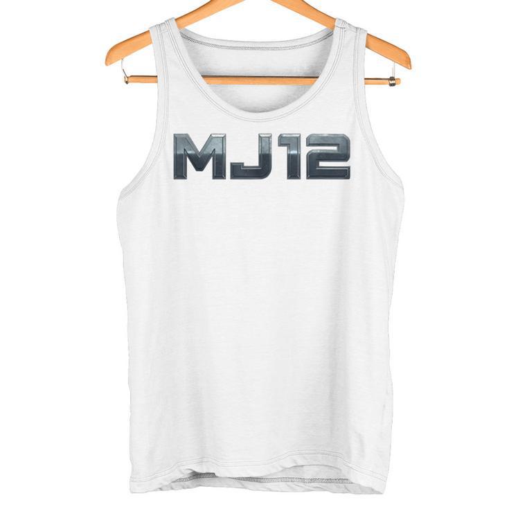 Mj12 Ufoci-Fi Graphic Diseño Retro De Nave Espacial Alienígena In Mangas Camiseta sin mangas