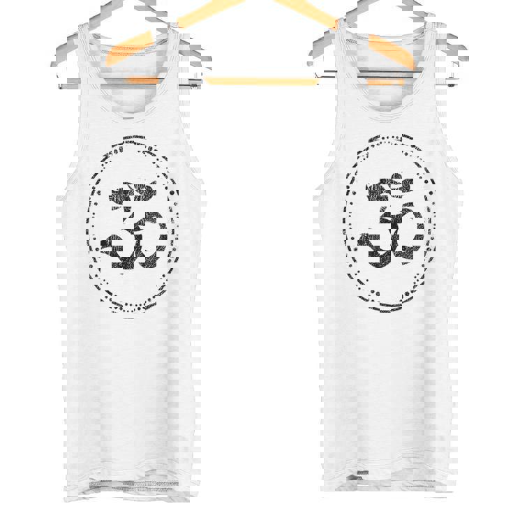 Om スピリチュアルシンボル ヨガ 瞑想 オーム タンクトップ