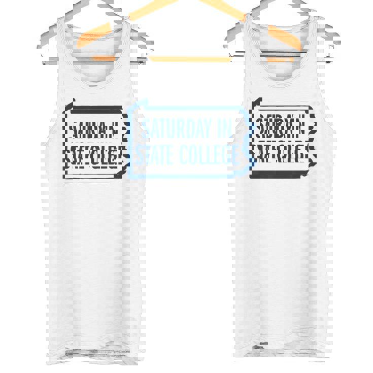 Saturday Intate College Pa Is For Football タンクトップ