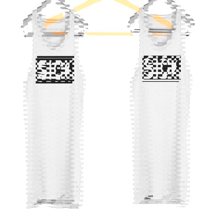 Sick Krank Krass Iickmodeick タンクトップ