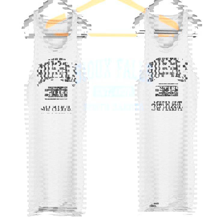 Sioux Falls South Dakota SD Vintage Established Tank Top Tank Top