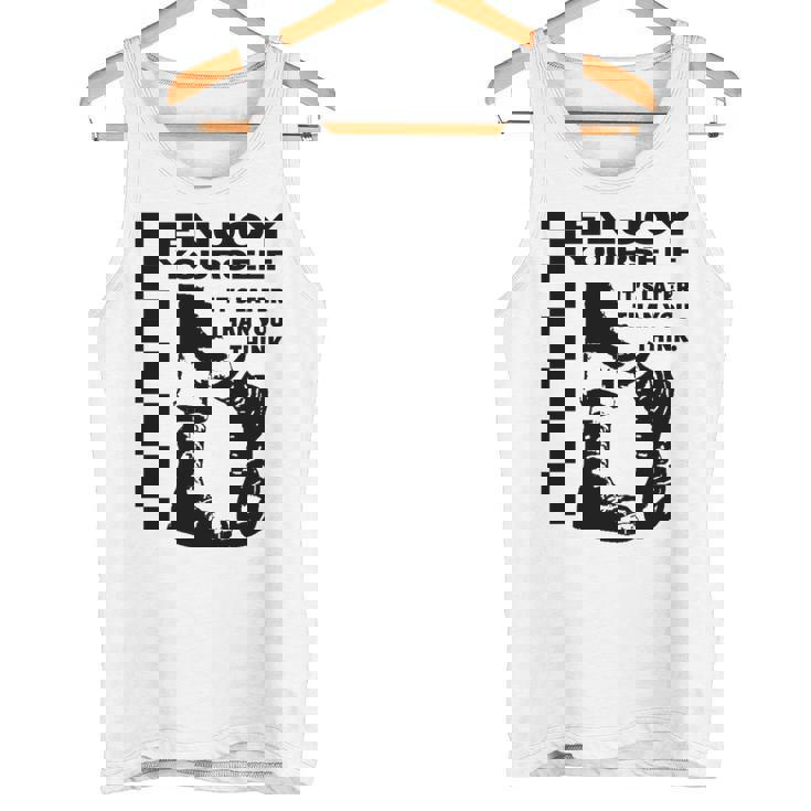 Skakaka Enjoy Yourself Its Later Than You Think 長袖tシャツ タンクトップ