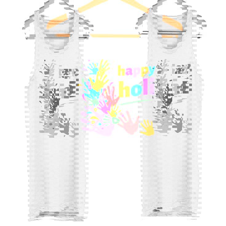 Vibrant Happy Holi タンクトップ