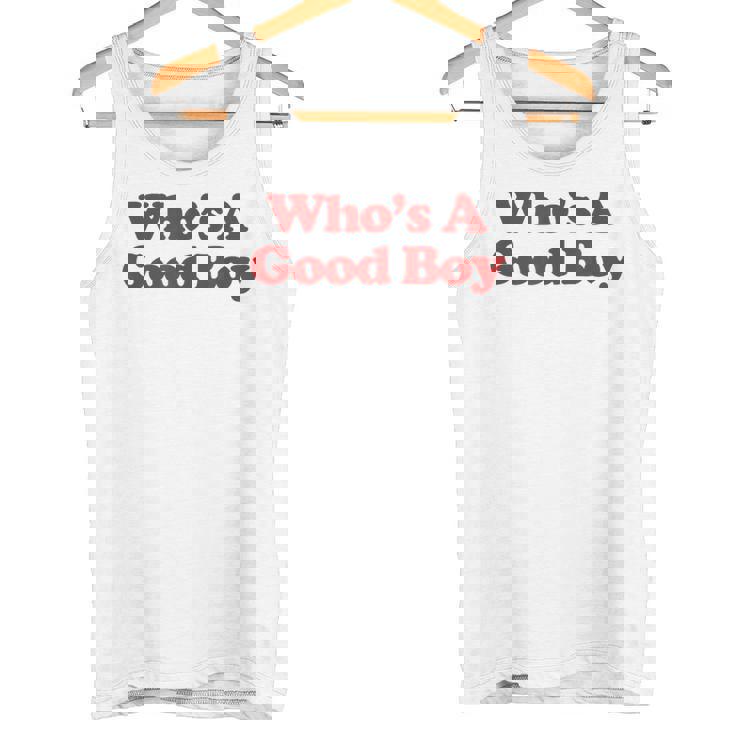 Who's A Good Boy Y2k Aesthetic Trendy タンクトップ