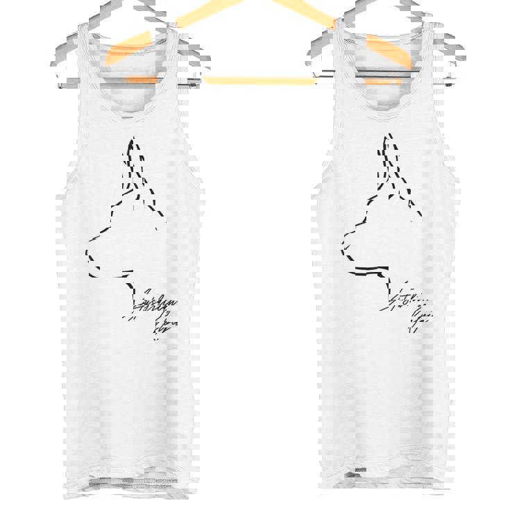 Wilsigns オーストラリアンケルピー インプロファイルドッグギフト タンクトップ