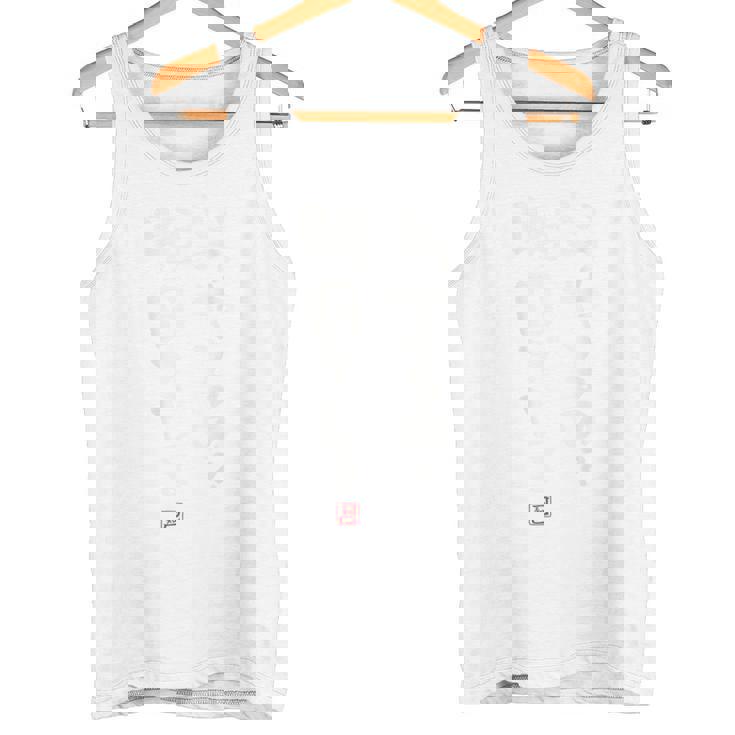 「いつやるの明日でしょ」面白い 筆文字 ユーモア満点 背面に文字入りデザイン おもしろ プリント タンクトップ