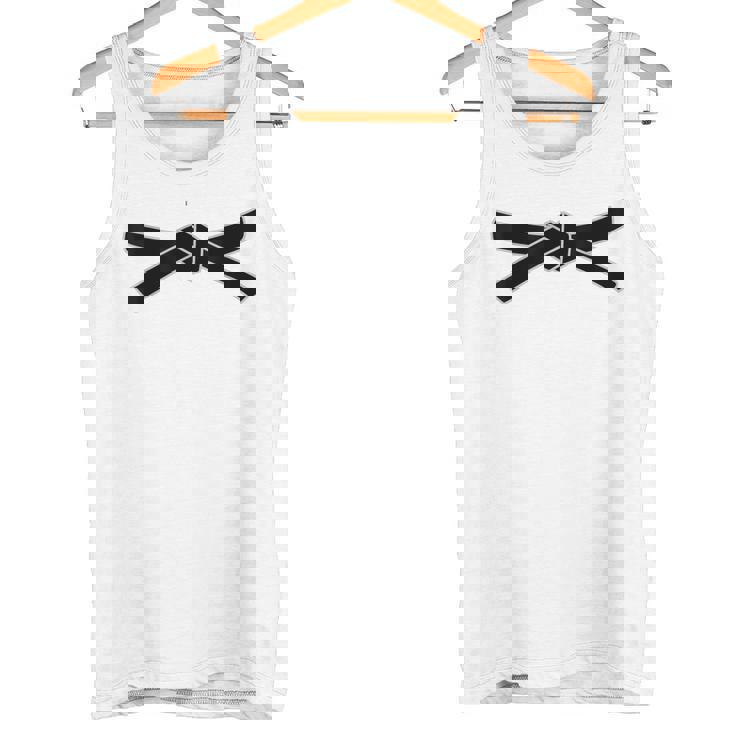 かっこいい日本武道空手柔道黒帯 タンクトップ