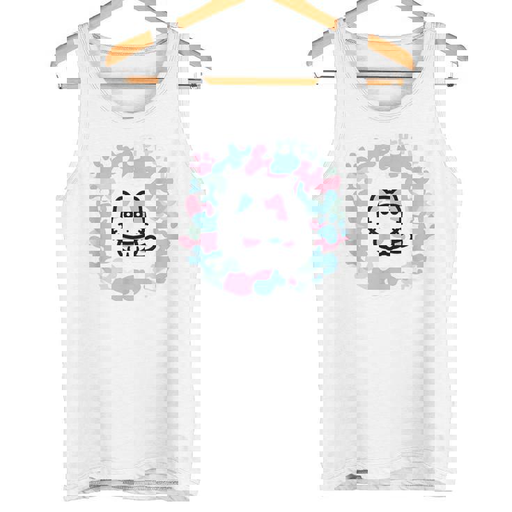 びーえするるる【Bsテレ東公式】カモフラージュ柄tシャツ（ホワイト） タンクトップ