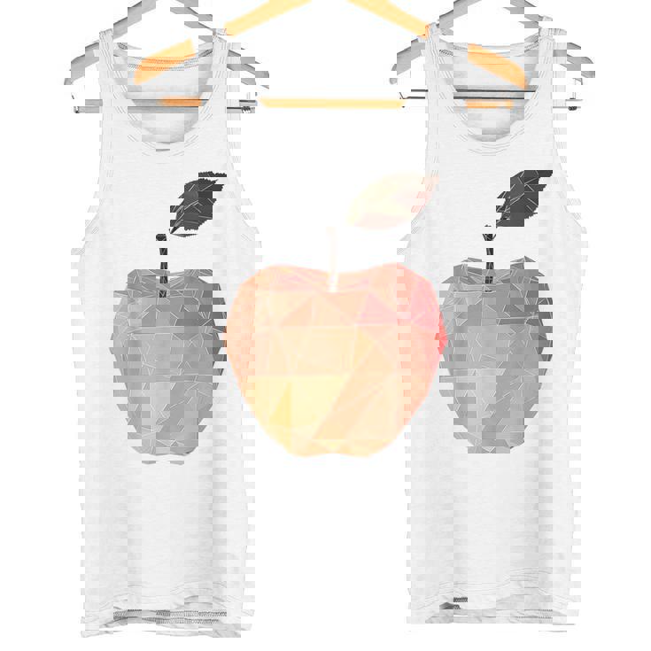 りんご フルーツ モチーフ アート りんご タンクトップ