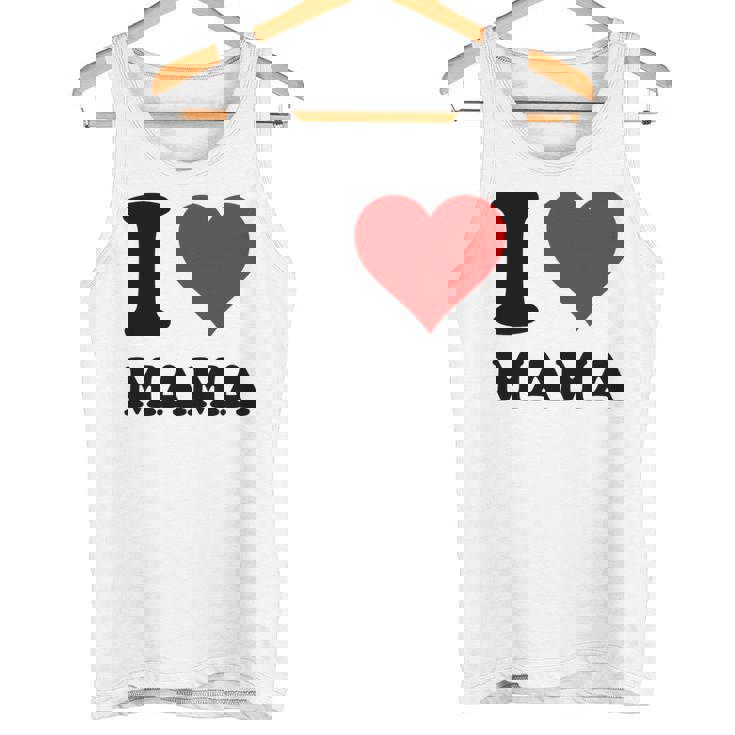 アイ・ラヴ・ママ 長袖tシャツ タンクトップ