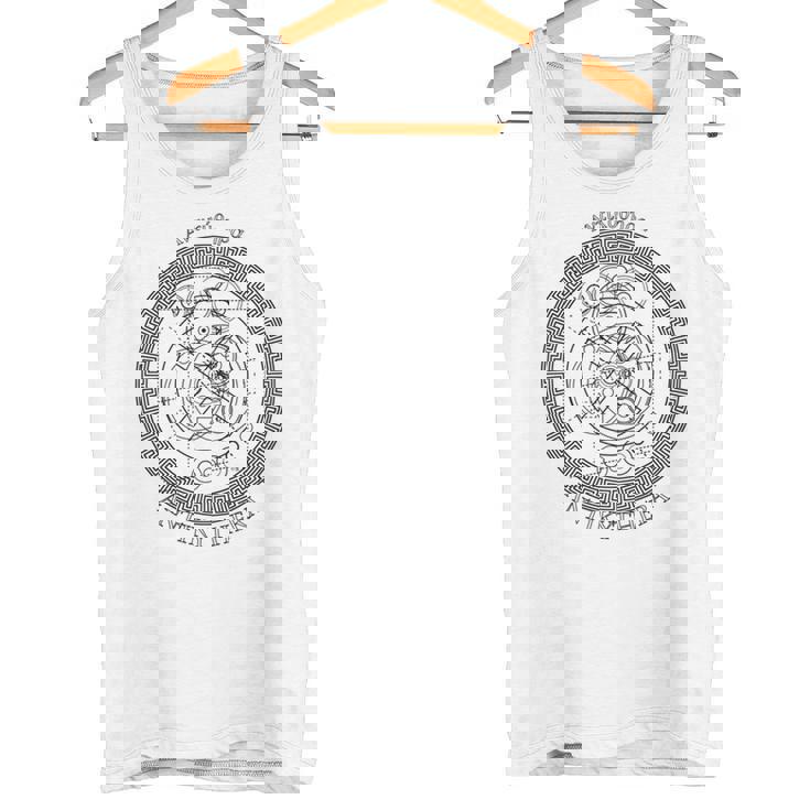 アンティキテラ メカニズム 線引き 長袖tシャツ タンクトップ