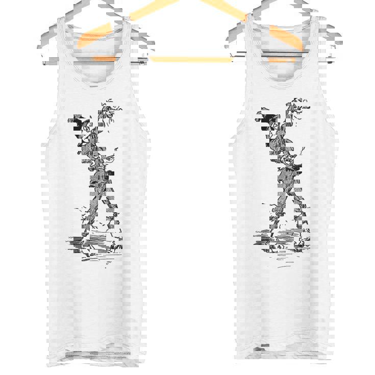 オズの土地 ビンテージアート ハロウィーン オズの魔法使い かかし タンクトップ