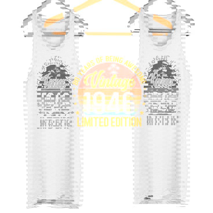 オンバック レトロヴィンテージ 1946年3月 80歳 80歳の誕生日 タンクトップ