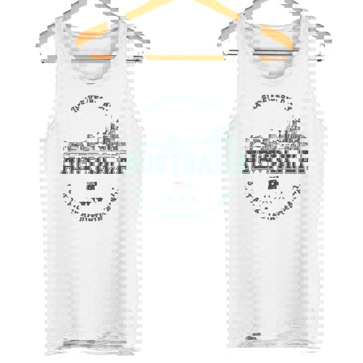 オーストラリアヴィンテージお土産オーストラリアのランドマーク タンクトップ