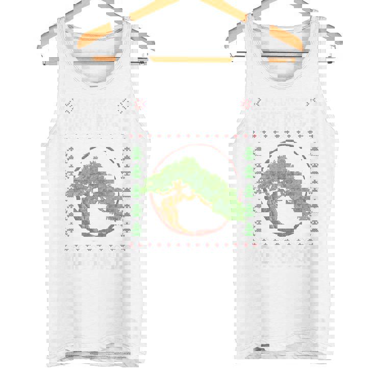 クリスマス 盆栽 醜い Xmas セーター クリスマス 盆栽 恋人 タンクトップ