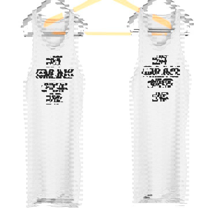 コンプライアンスオフィサーファニー-史上最高のコンプライアンスオフィサー。 タンクトップ