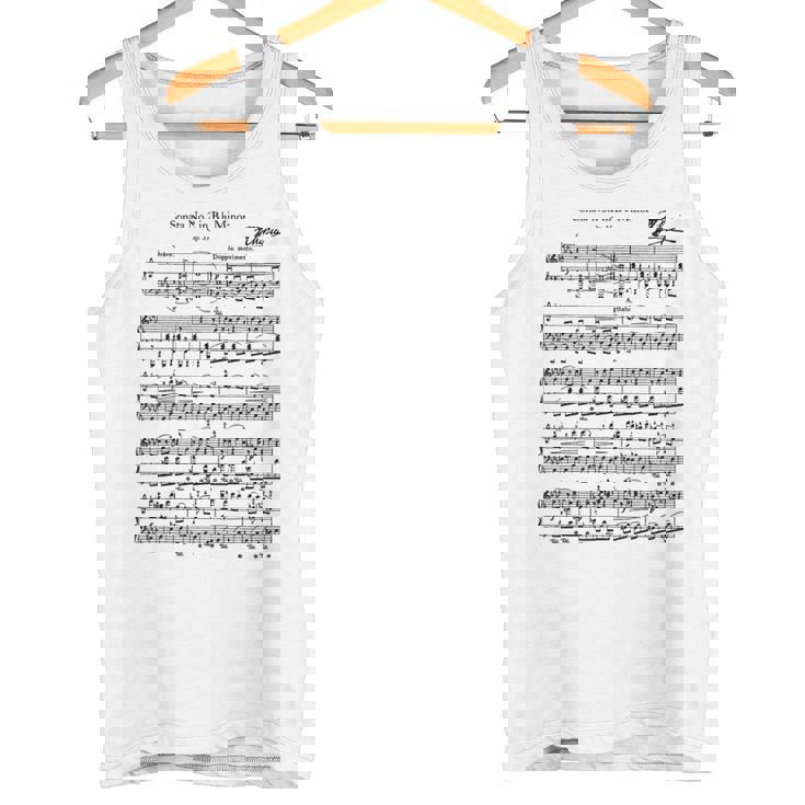 ショパン ピアノ ピアニスト 楽譜 B-Flat-Minor Musicians タンクトップ