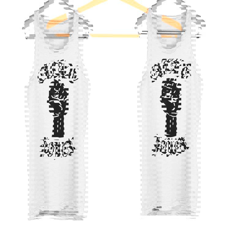 チカーノパワー メキシコ メキシコ ラティーナ ラテンクス ラザノ ラ ミグラ タンクトップ