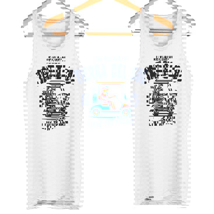 ティエラ・デル・ソルの村ゴルフカートデザイン。 長袖tシャツ タンクトップ