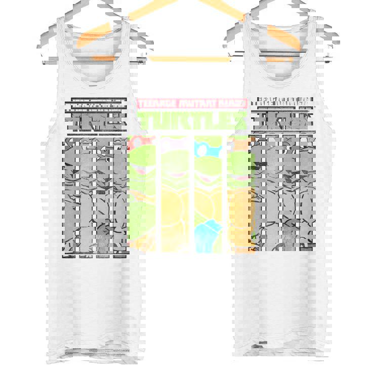 ティーンエイジ・ミュータント・ニンジャ・タートルズ フェイスパネル グラフィックtシャツ タンクトップ