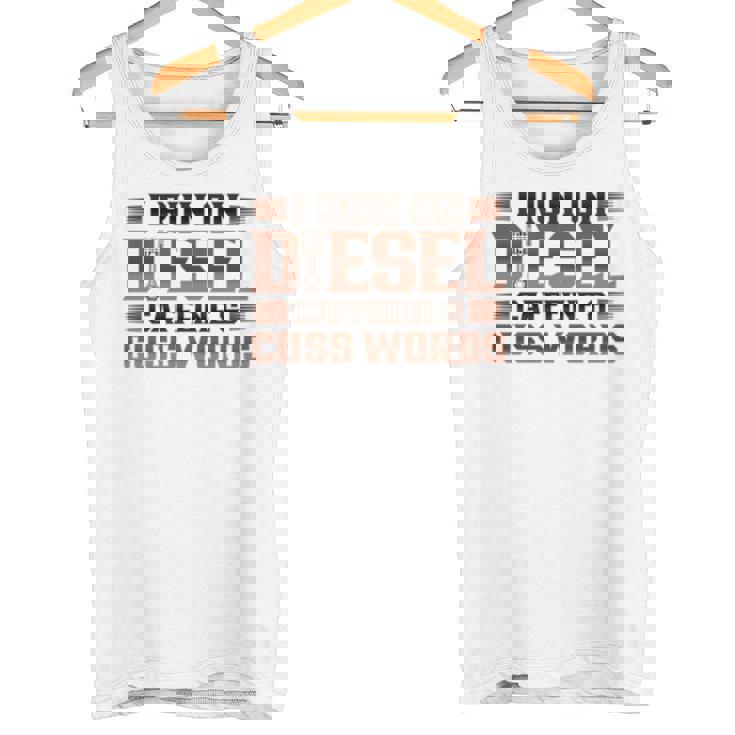 ディーゼルカフェインで走るトラック運転手 長袖tシャツ タンクトップ