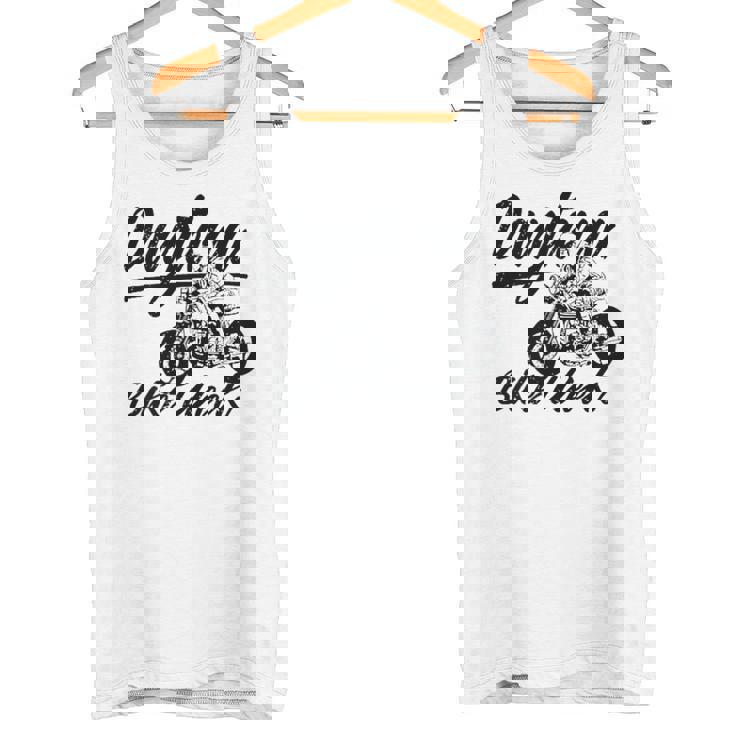 デイトナdaytona ビーチバイクウィーク レトロアンティーク調オートバイデザイン タンクトップ