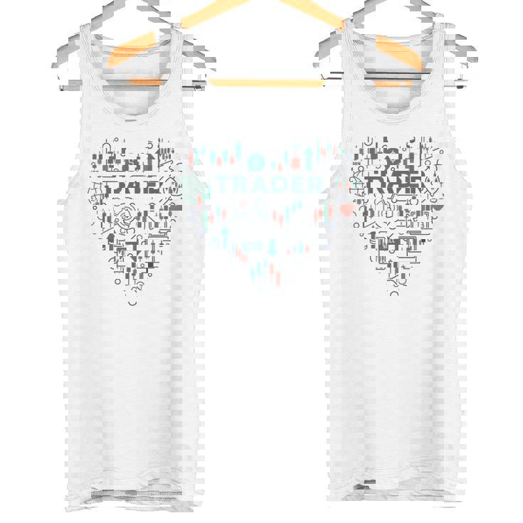 トレーダーハート I Love Cryptocurrencyトレーディング 暗号トレーダー タンクトップ