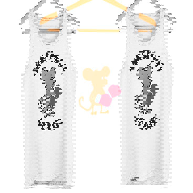 ノックアウトマウス 面白い科学、微生物学、面白い遺伝学 タンクトップ