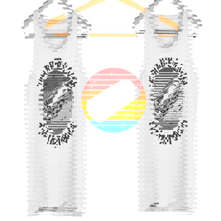 ハーモニカプレーヤー メンズ レディース ファニー ハーモニスト ハーピスト タンクトップ