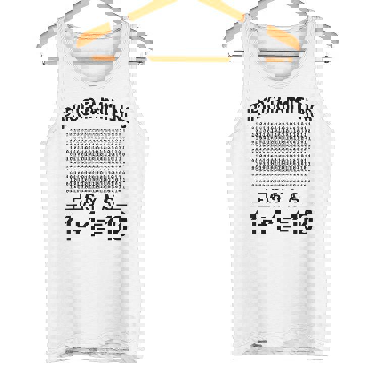 バイナリコーディングプログラミング 1110 バイナリコード タンクトップ