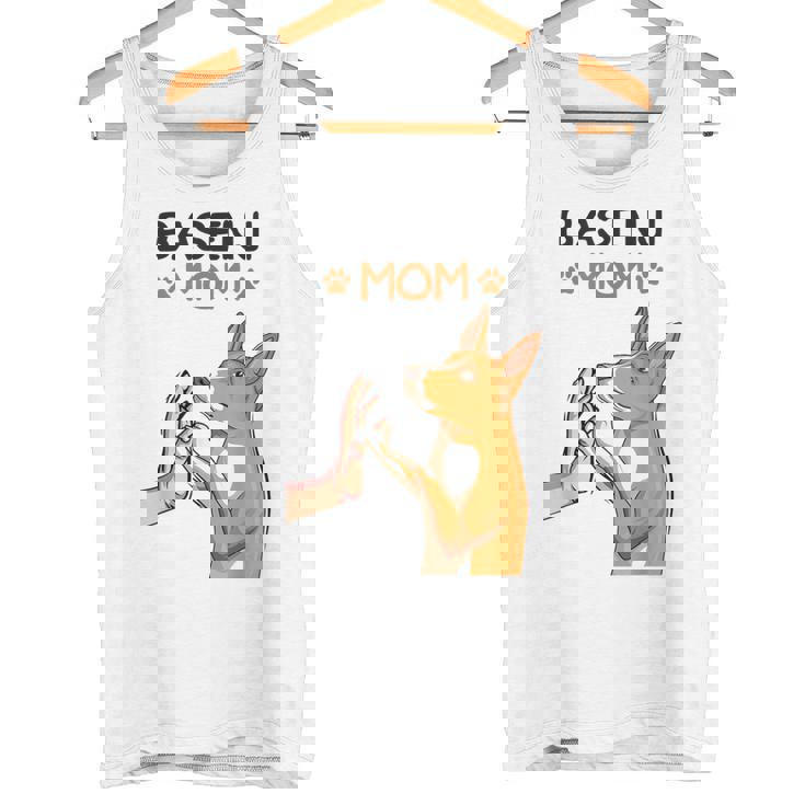 バセンジーママ犬愛好家 タンクトップ