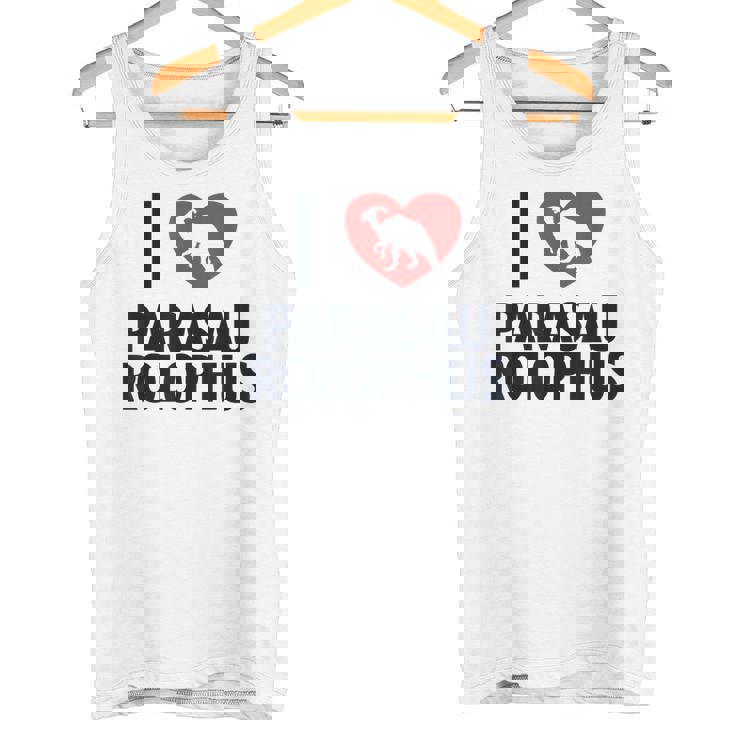 パラサウロロフスが大好き 恐竜好き パラサウロロフス タンクトップ