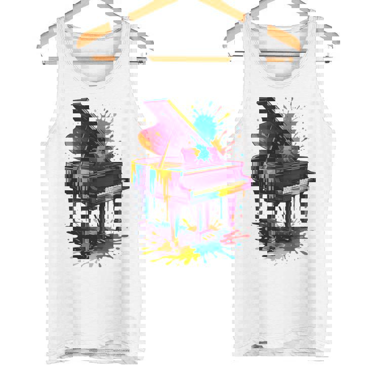 ピアノ ティー 楽器 ピアノ 長袖tシャツ タンクトップ