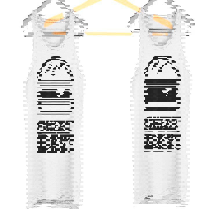 ファニージム チートデー ハンバーガー キャブ フード タンクトップ