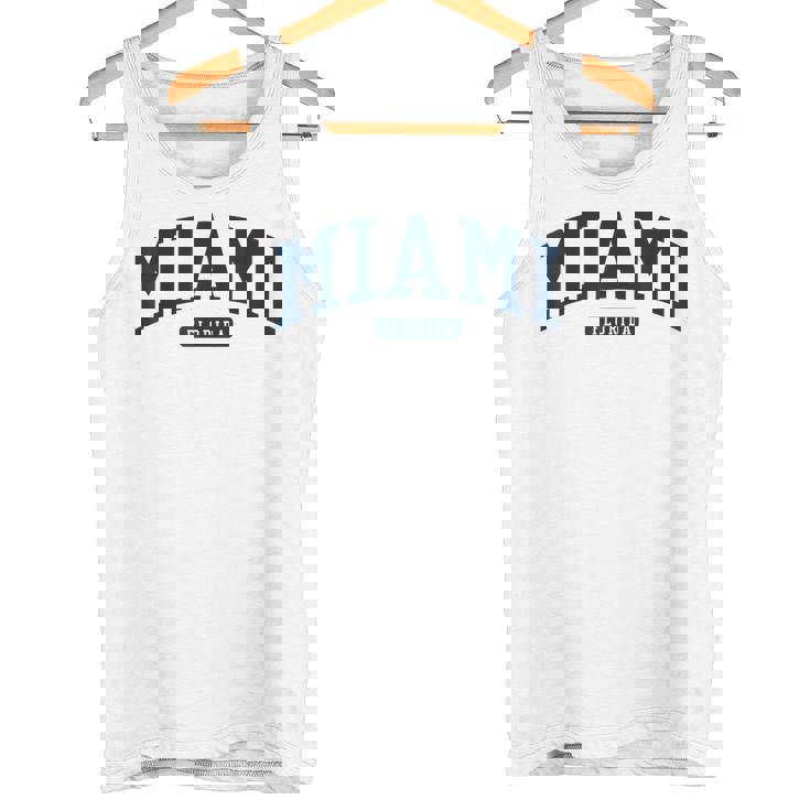 フロリダ州マイアミ Fl カレッジ大学スタイル ネイビー タンクトップ