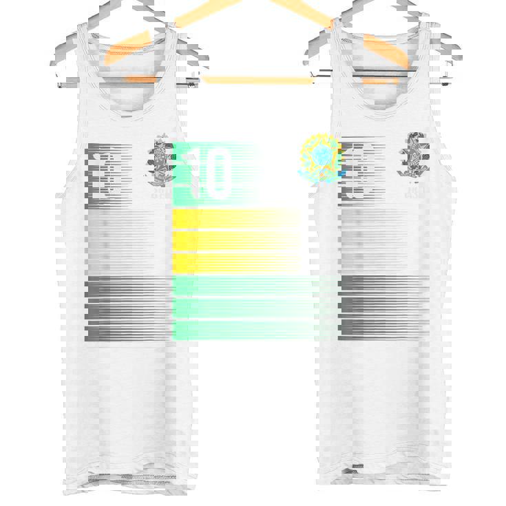 ブラジル国旗 10番 ブラジル サッカー メンズ レディース ボーイズ ガールズ キッズ タンクトップ