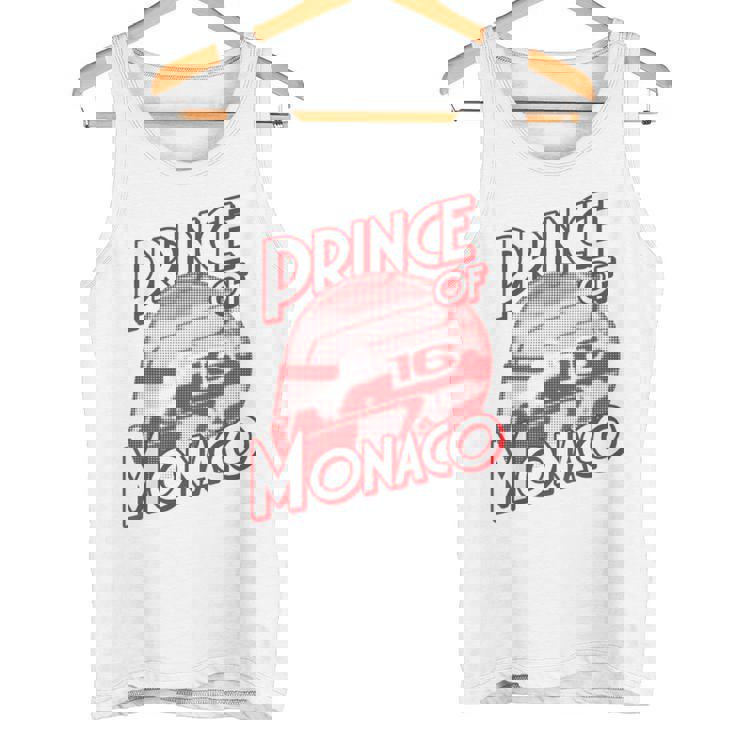 プリンス・オブ・モナコ 16 ミニマリスト レーシングの背景 タンクトップ