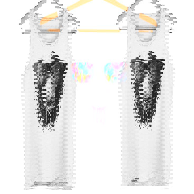 ボルゾイ 犬 モチーフ ペット イラスト サングラス ボルゾイ タンクトップ