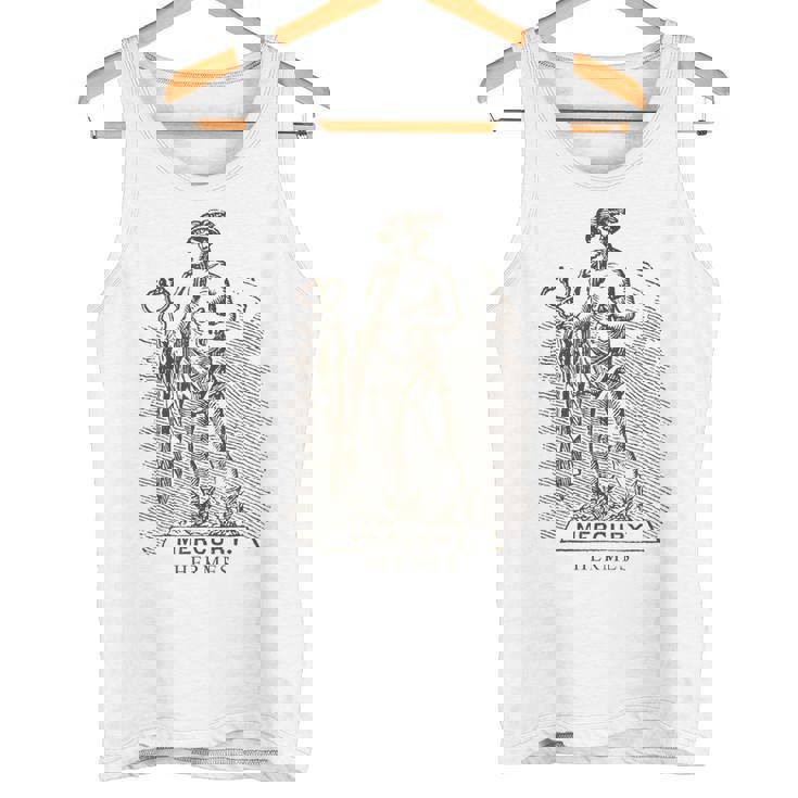 マーキュリー、エルメスの神、泥棒、スポーツ、アスリート タンクトップ