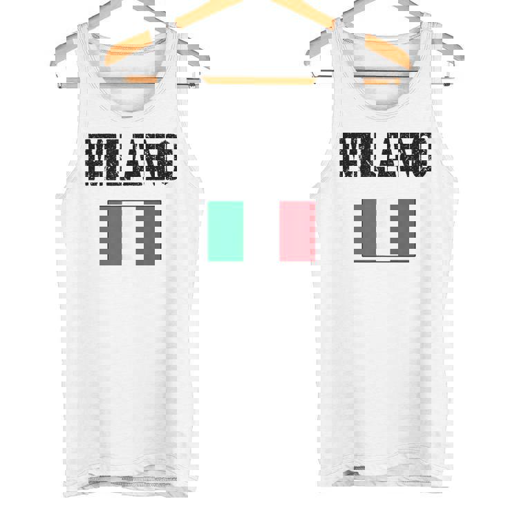 ミラノ イタリア ミラノ イタリー 旗 イタリアン タンクトップ