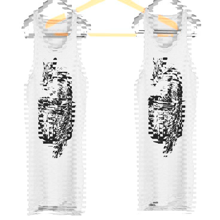 リスちゃん リス シマリス モチーフ げっ歯類 動物 カラフル デザイン タンクトップ