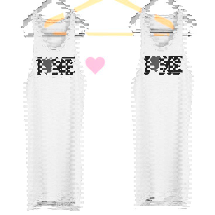 レッドハートデザイン I Love Me タンクトップ