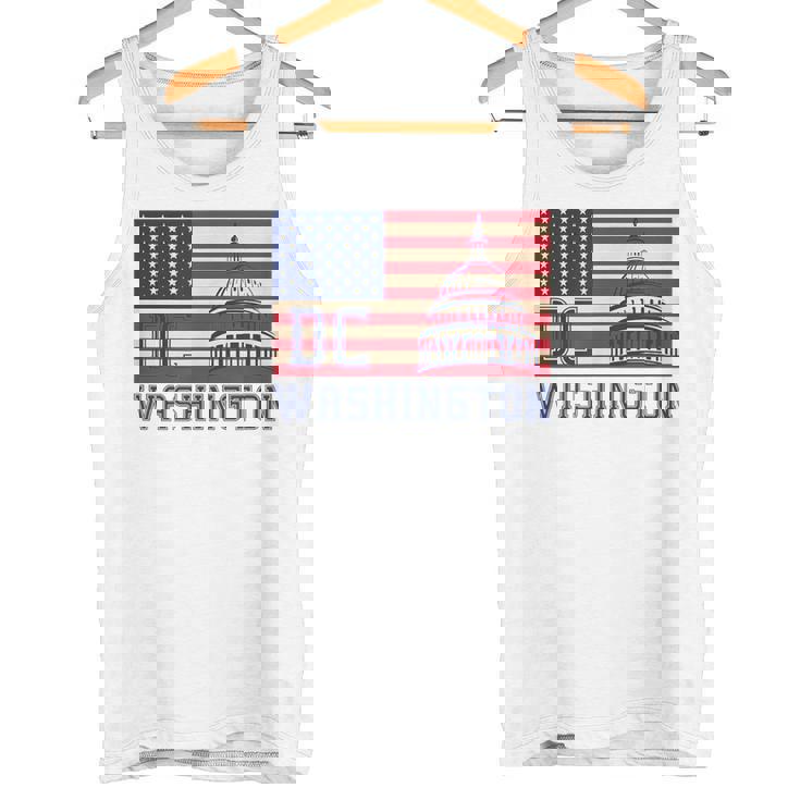ワシントンdc アメリカ国旗tシャツ タンクトップ