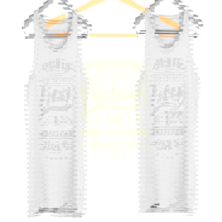 ヴィンテージ 1977 男性用 レトロ 面白い 1977 誕生日 タンクトップ