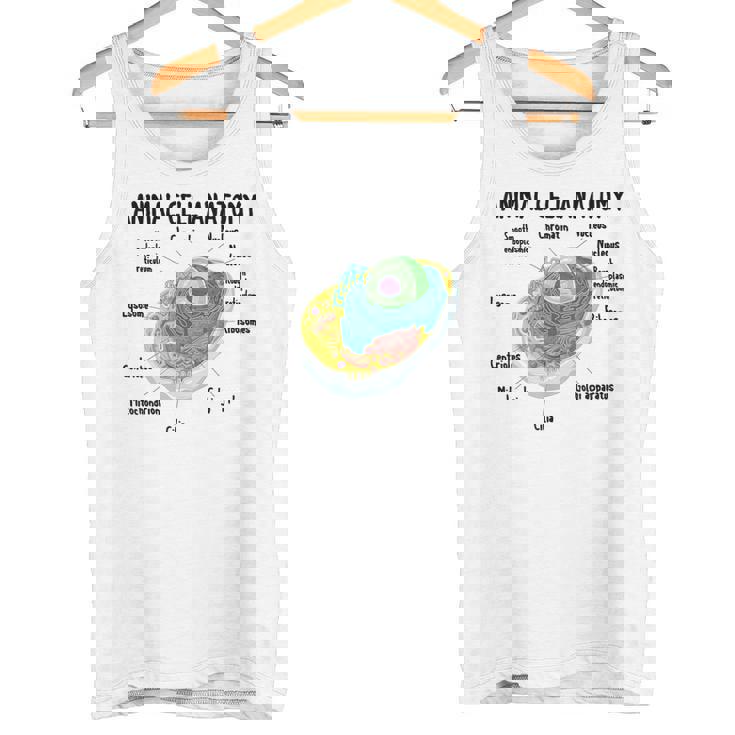 動物細胞の解剖学 生物学者 理科学生 タンクトップ