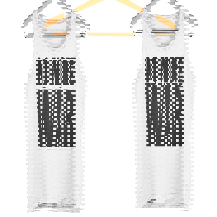 反戦 平和 イスラエル パレスチナ ウクライナ ロシア リビア シリア イエメン クルド トルコ No More War タンクトップ