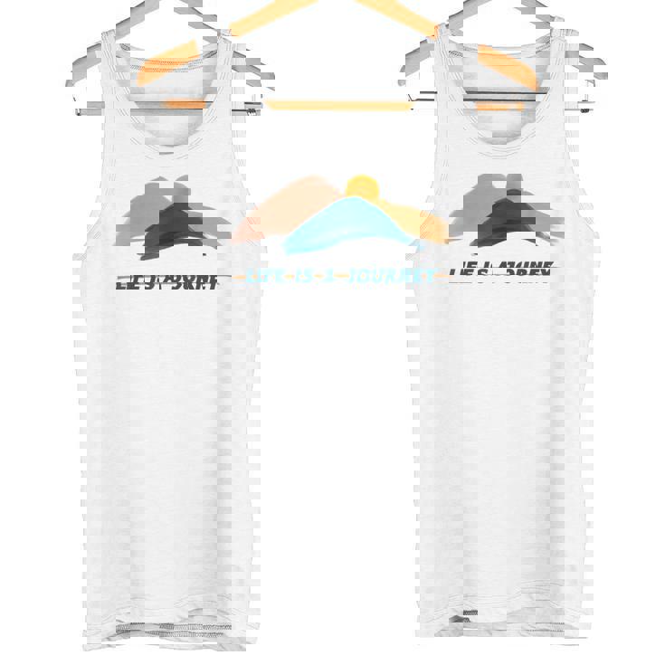 宗教神学 Life Is A Journey 宗教への旅 タンクトップ